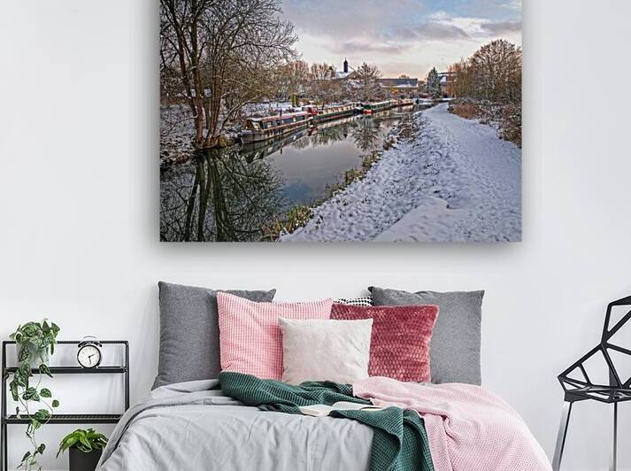 Winter Reflections On The River  by Gill Billington