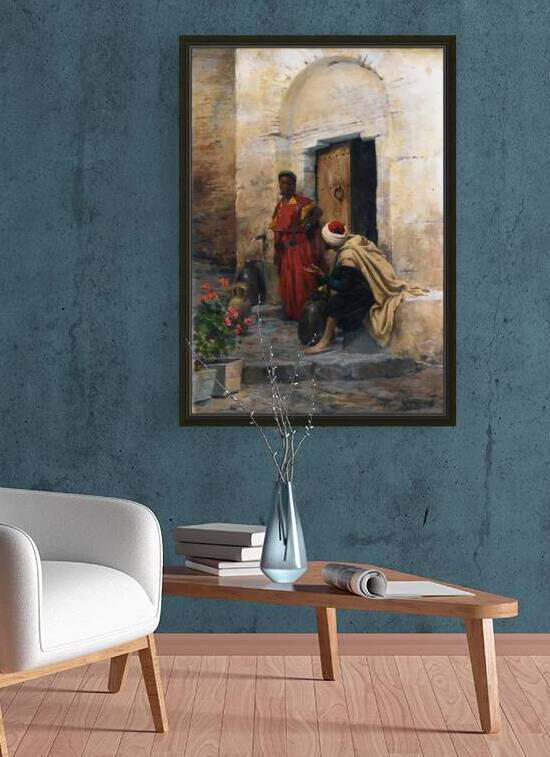 Conversation by the Fountain by Row One Brand