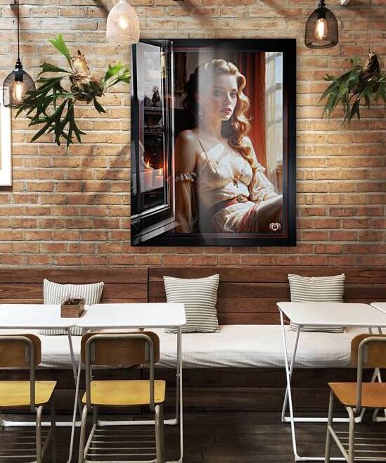 Elegant Victorian Woman By Candlelight At Sunset Mesmerizing AI Concept Art by Xzendor7 by xzendor7