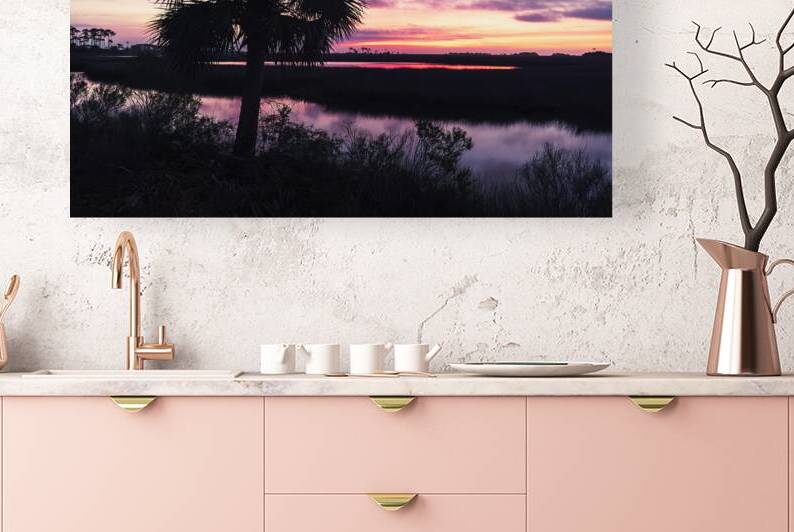 Sunrise at St. Marks National Wildlife Refuge by Andy Crawford