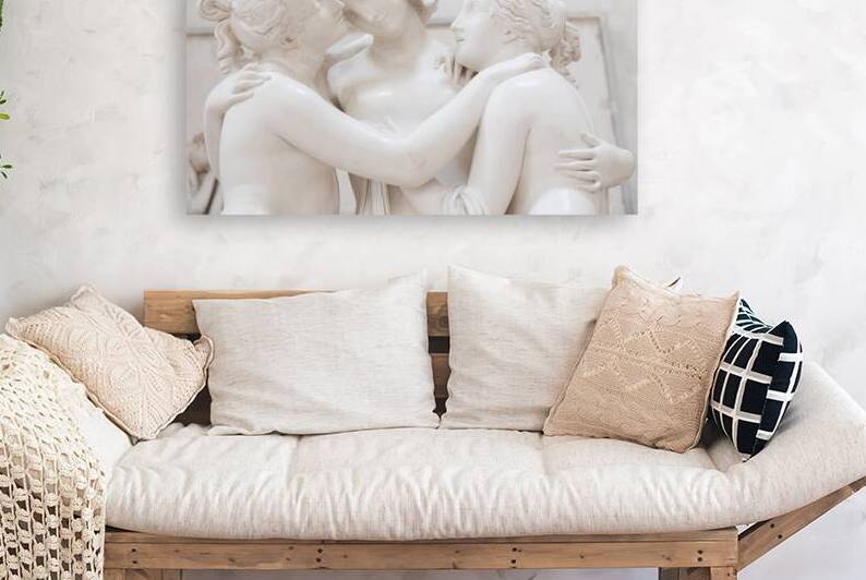 Possagno Italy - The Three Graces by Antonio Canova symbol of  by Paolo Modena