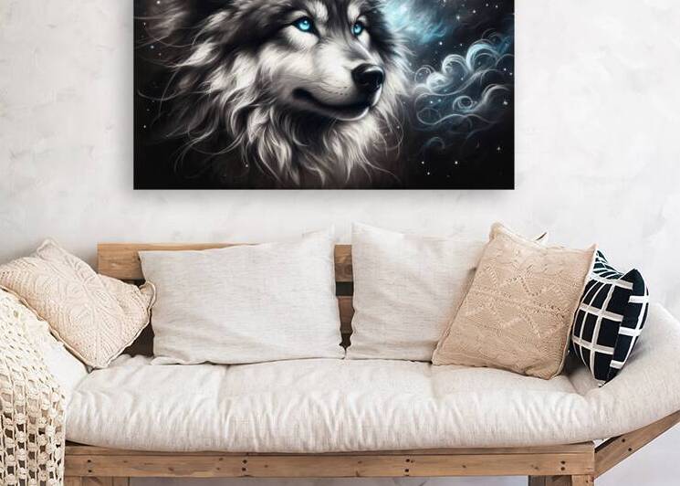 Moonlit Serenity: The Wolfs Spirit by Anne Laure GOUPIL