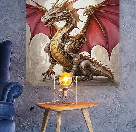 Red  Gold Dragon by Greta And Jade Fundraiser