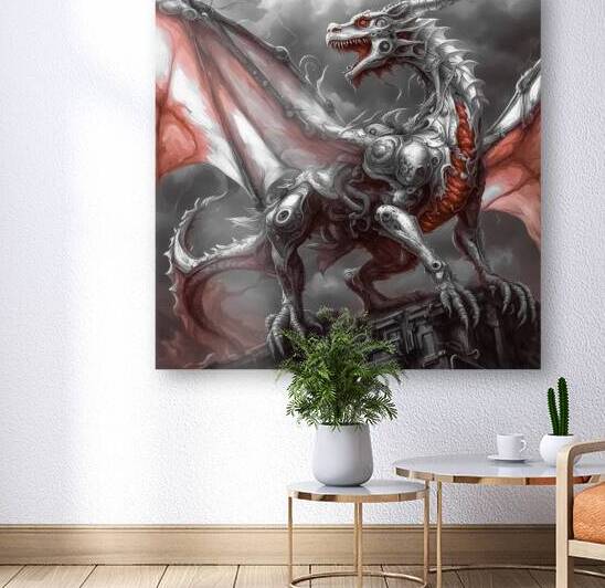 White Armored Dragon by Greta And Jade Fundraiser