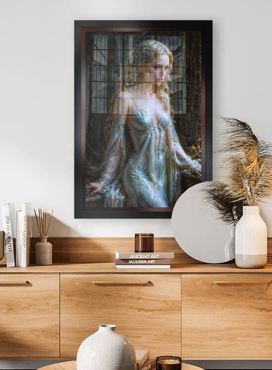 The Ethereal Beauty Dalmida In A Futuristic Lab Aboard A Retro Rocketship Captivating AI Concept Art by Xzendor7 by xzendor7