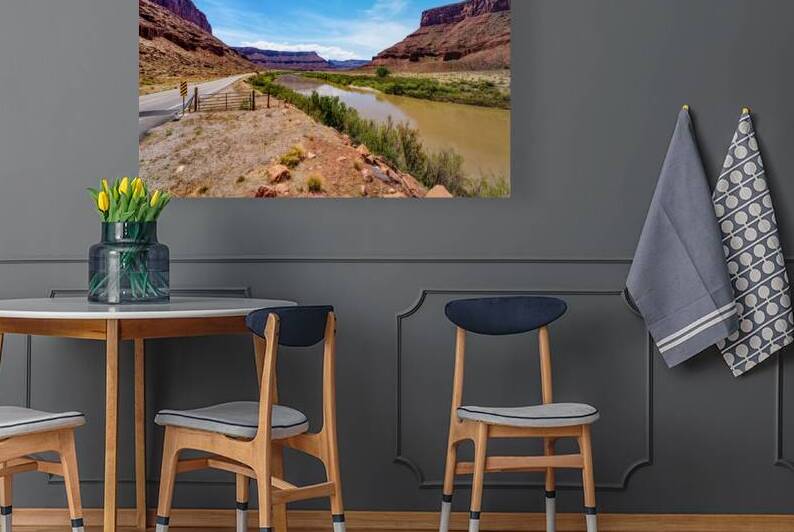 Utah Highway 128 Colorado River Roadside by Jennifer White