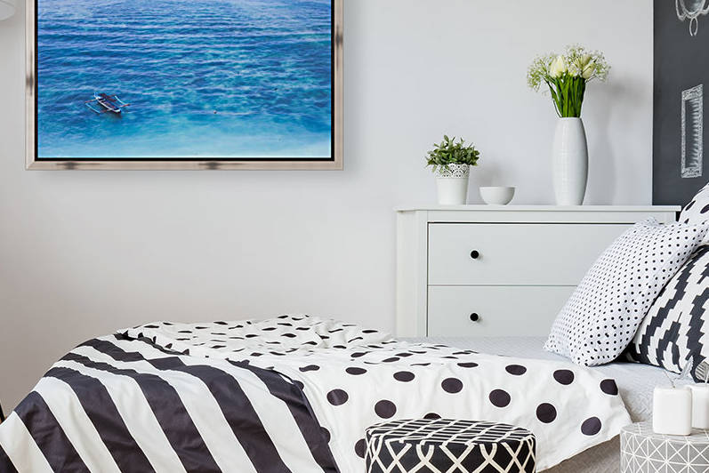 Calm crystal blue sea Bali by Emmi Torikka