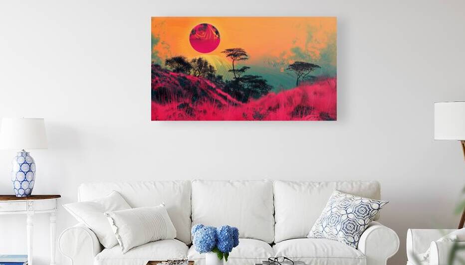 African landscape A minimal and weird design wi 3 by ASAR STUDIOS