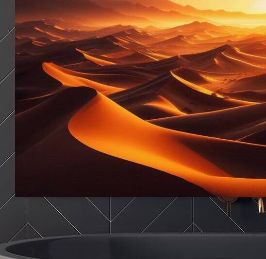 Desert Dunes at Sunset by dratef