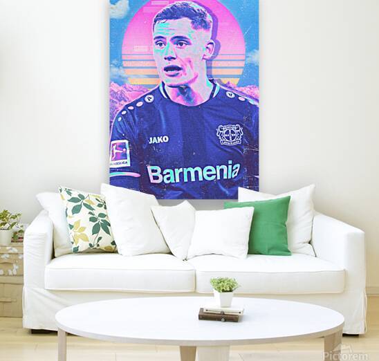 Retro Florian Wirtz Poster by RabbitSagitarius