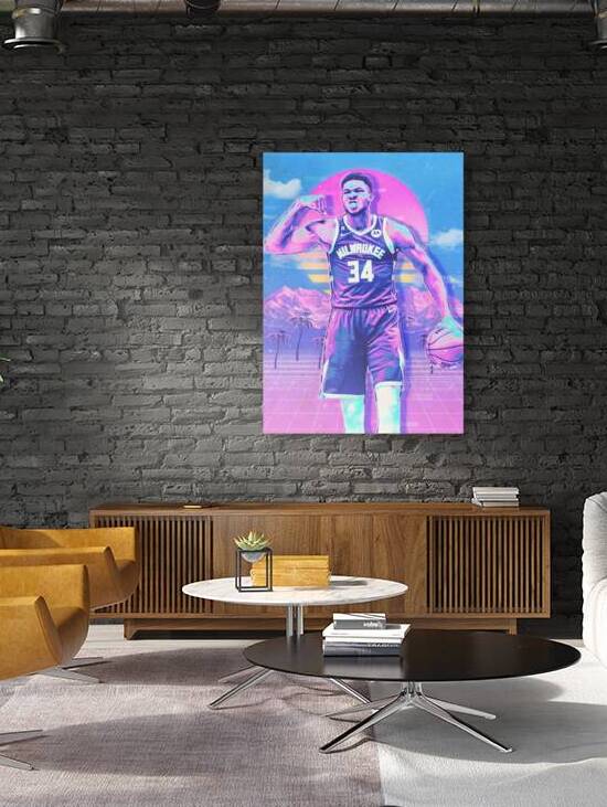 Retro Giannis Antetokounmpo Poster by RabbitSagitarius