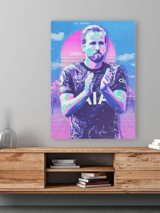 Retro Harry Kane Poster by RabbitSagitarius