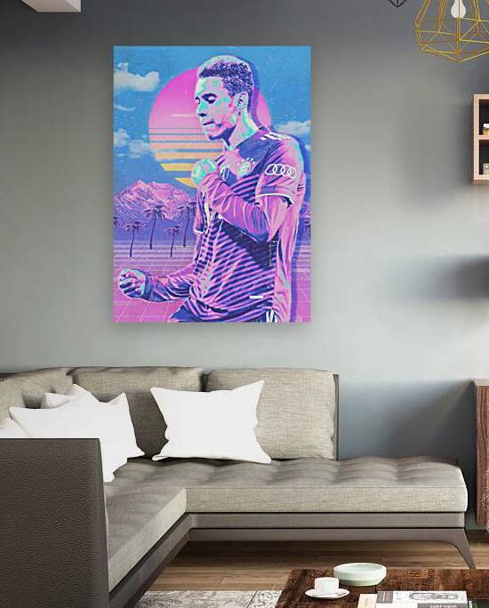 Retro Jamal Musiala Poster by RabbitSagitarius