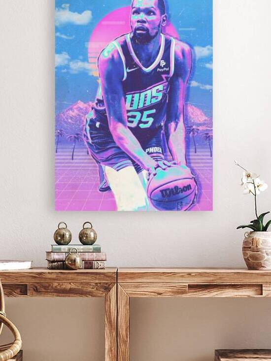 Retro Kevin Durant Poster by RabbitSagitarius