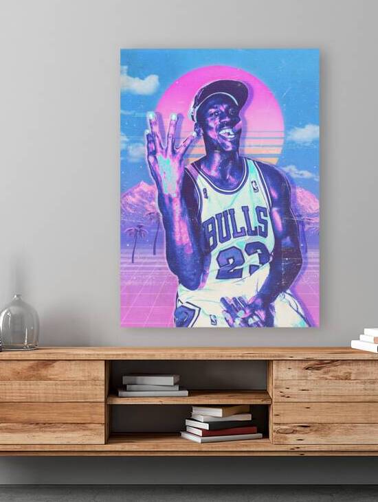 Retro Michael Jordan Poster by RabbitSagitarius