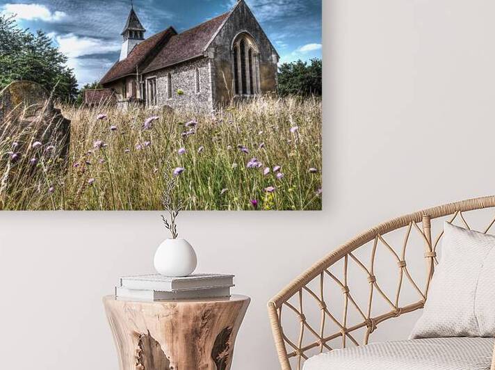 Abandoned Grave In The Churchyard by Gill Billington