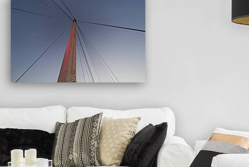 Bob Kerrey Support Beam And Cables by Jennifer White