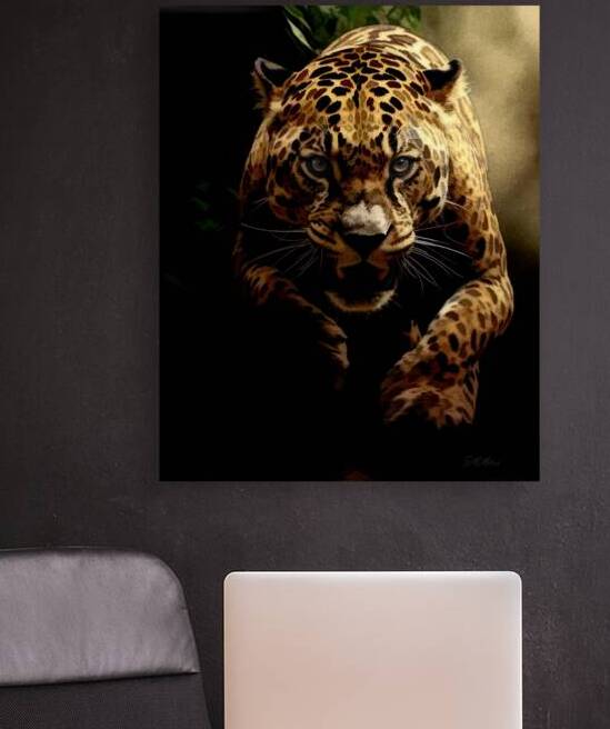 Jaguar on the Hunt  by Susanne McMillan Art