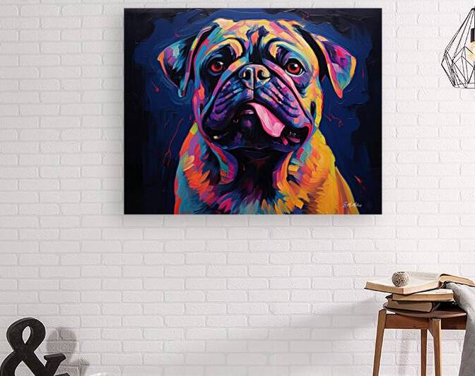 Pug  by Susanne McMillan Art