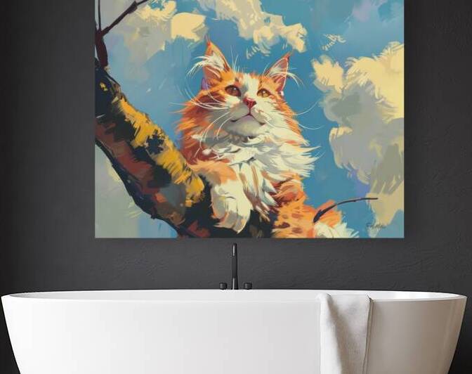 Purrfect Perch  by Susanne McMillan Art