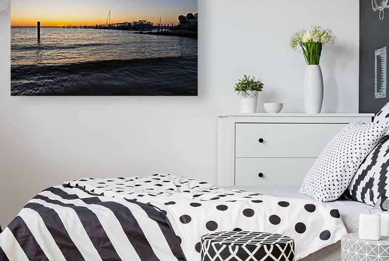 Sunset Afterglow Pensacola Bay Florida by Jennifer White