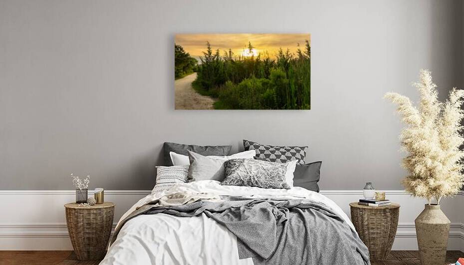 Cape May Lighthouse Sunset from the Blue Trail by Jason Fink