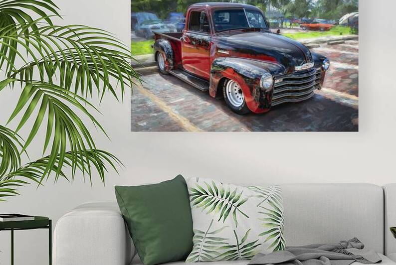 1950 Chevrolet Pick Up Truck Rat Rod 3100 X 1 by Rich Franco