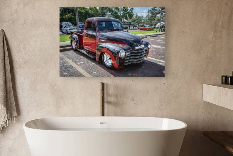 1950 Chevrolet Pick Up Truck Rat Rod 3100 X 2 by Rich Franco