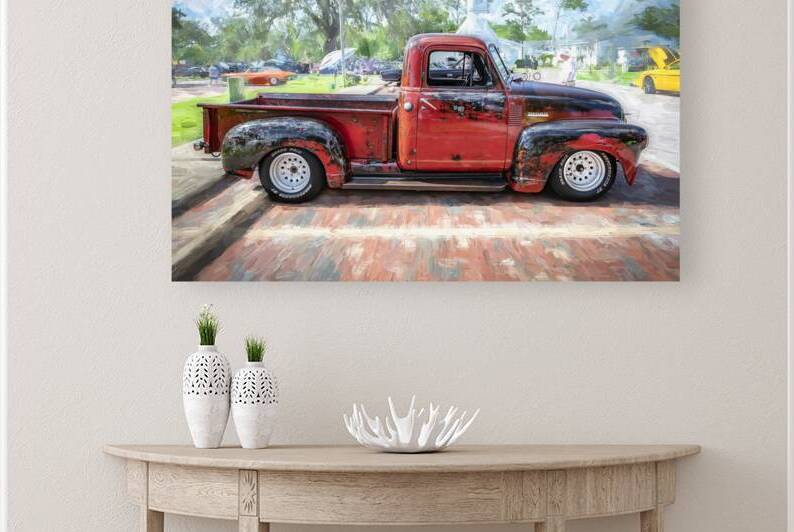 1950 Chevrolet Pick Up Truck Rat Rod 3100 X 4 by Rich Franco