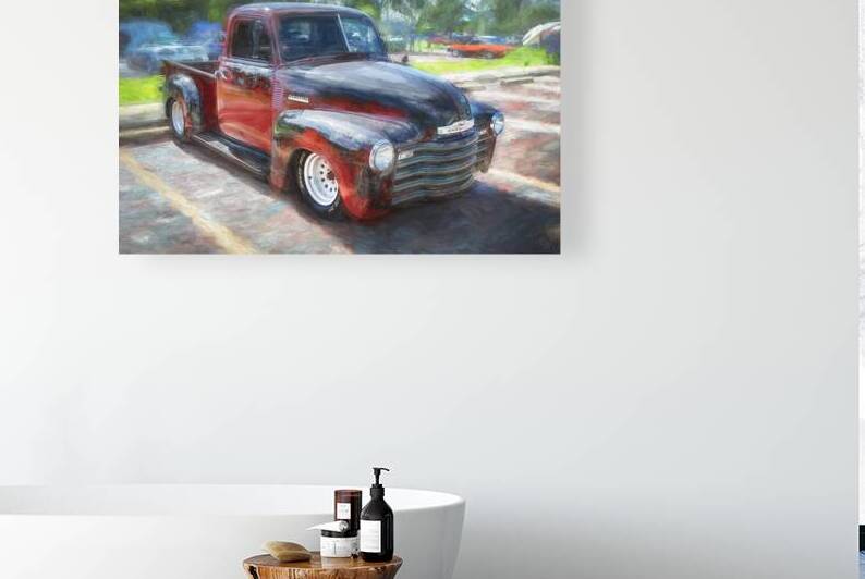 1950 Chevrolet Pick Up Truck Rat Rod 3100 X 5 by Rich Franco