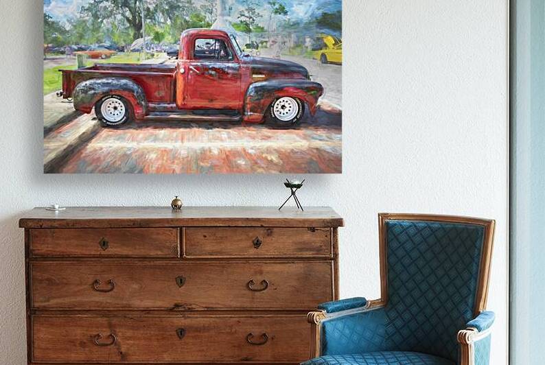 1950 Chevrolet Pick Up Truck Rat Rod 3100 X 8 by Rich Franco