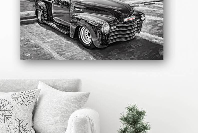 1950 Chevrolet Pick Up Truck Rat Rod 3100 X 13 by Rich Franco