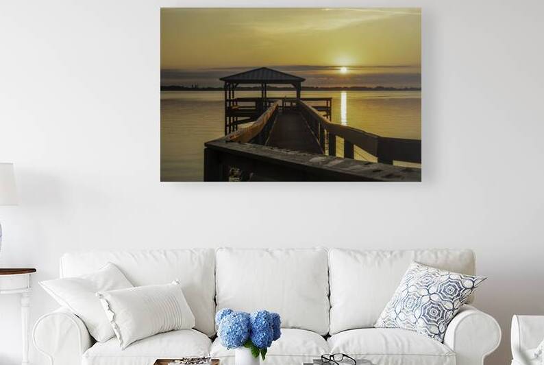 Golden dock by Kai Hoskins