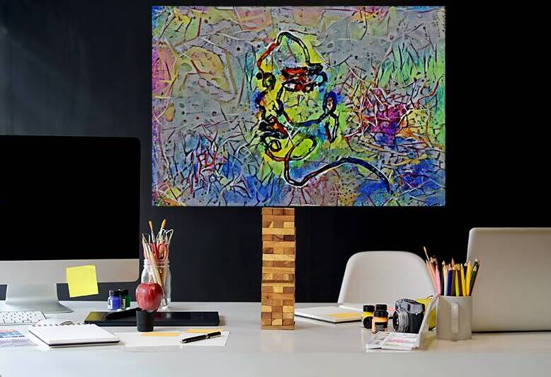 Fragmented Portrait: Inner Chaos by Luciano