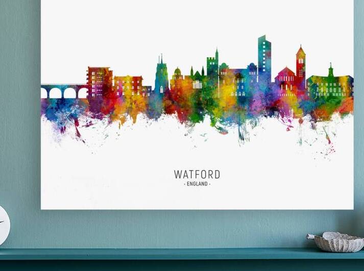 Watford England Skyline by Michael Tompsett