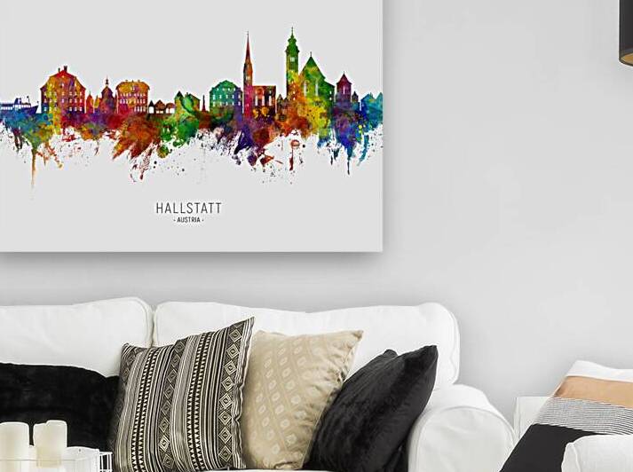 Hallstatt Austria Skyline by Michael Tompsett