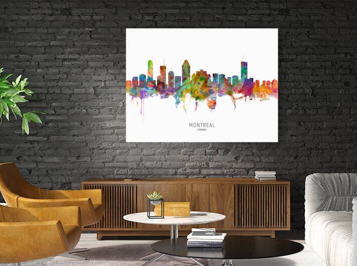 Montreal Canada Skyline by Michael Tompsett