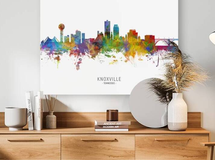 Knoxville Tennessee Skyline by Michael Tompsett