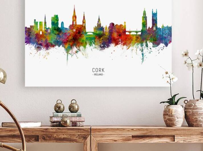 Cork Ireland Skyline by Michael Tompsett