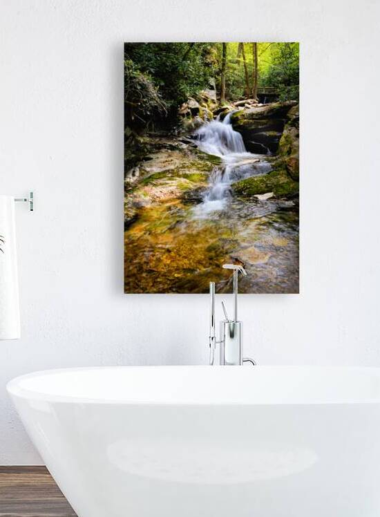 Blue Ridge Duggers Knob Waterfall by Norma Brandsberg Photography