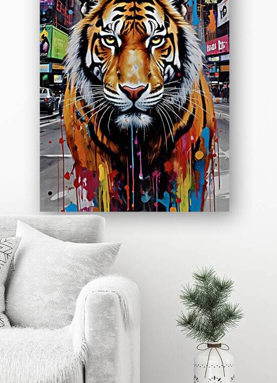 Tiger On Times Square 2024 06 17 15 44 12 by Magikheart