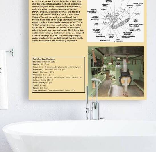 M113 APC Sign by Red River Valley Veterans Memorial Museum