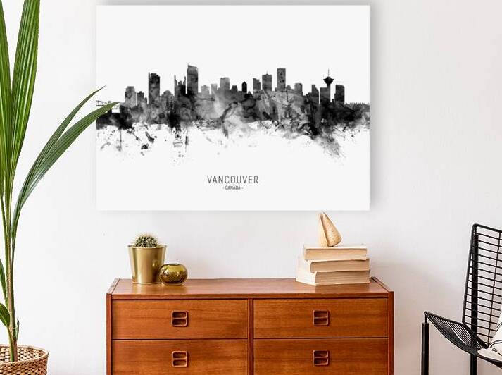 Vancouver Canada Skyline by Michael Tompsett