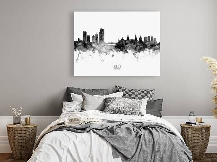 Leeds England Skyline by Michael Tompsett