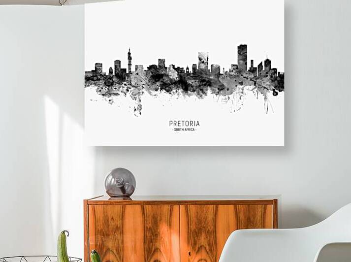 Pretoria South Africa Skyline by Michael Tompsett
