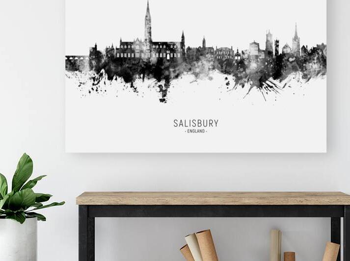 Salisbury England Skyline by Michael Tompsett