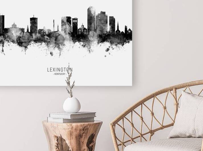 Lexington Kentucky Skyline by Michael Tompsett