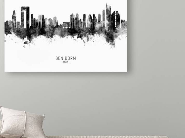 Benidorm Spain Skyline by Michael Tompsett