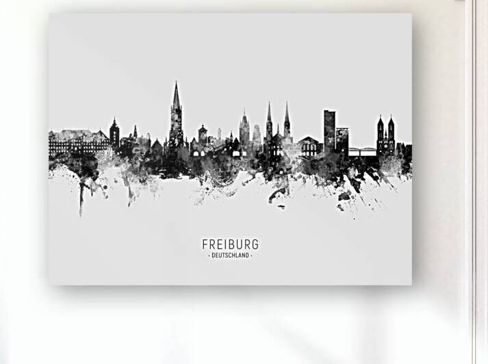 Freiburg Germany Skyline by Michael Tompsett