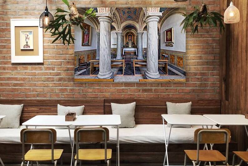 Pienza Val dOrcia Tuscany Italy. The chapel in San Francesco Church by Marco Brivio